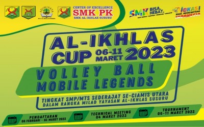 Pendaftaran Al-Ikhlas Cup Masih Dibuka, Yuk Segera Daftarkan Sekolah Kalian. Begini Cara Daftarnya!